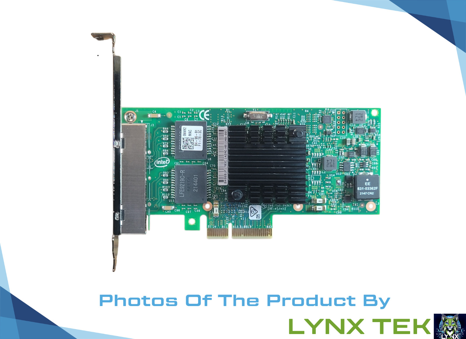 Dell Intel I350-T4 Quad-Port Gigabit Ethernet PCIe Server Adapter 00NWK2 0NWK2