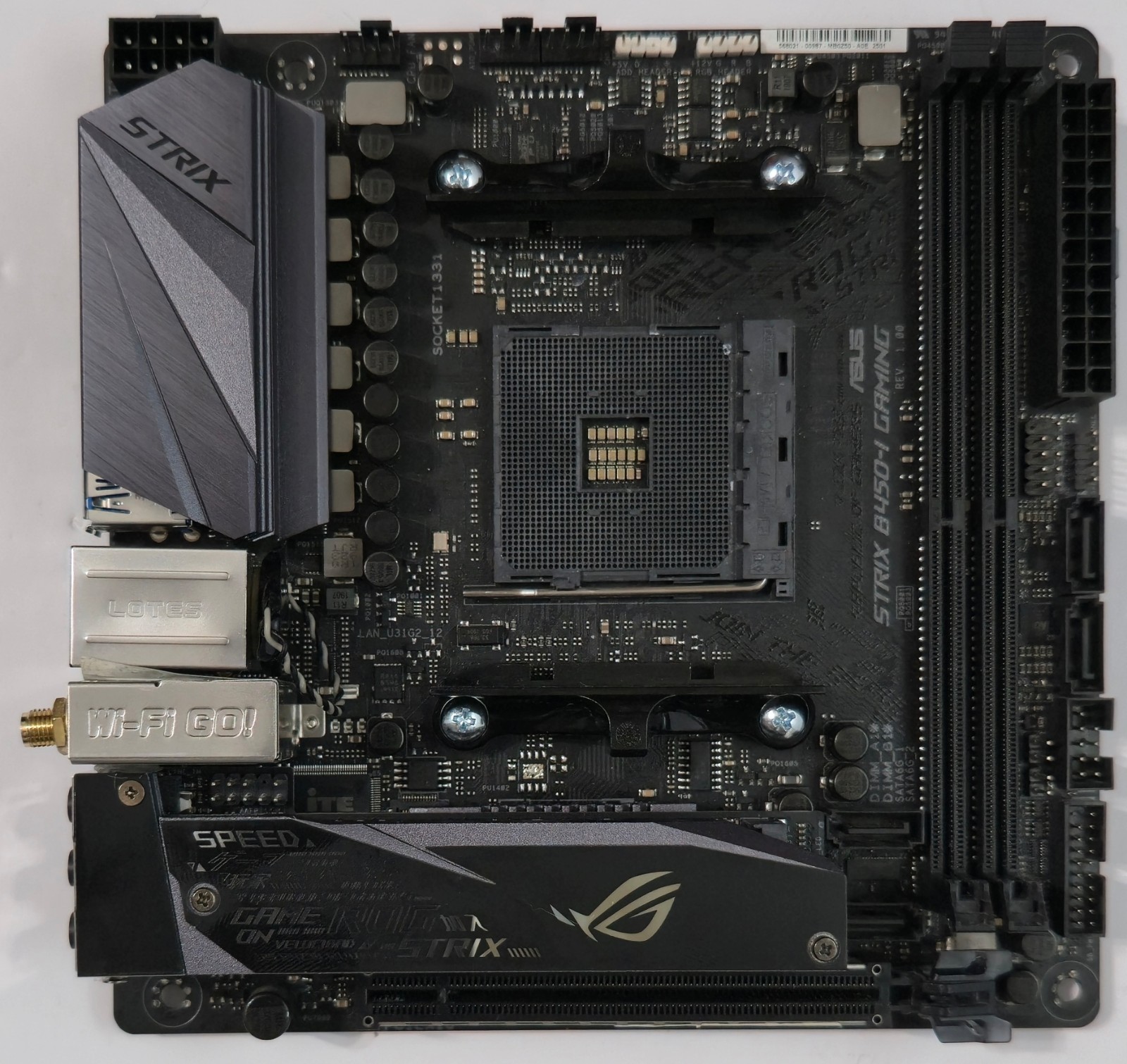 ASUS ROG Strix B450-I Gaming Motherboard AMD AM4 Socket Mini-ITX