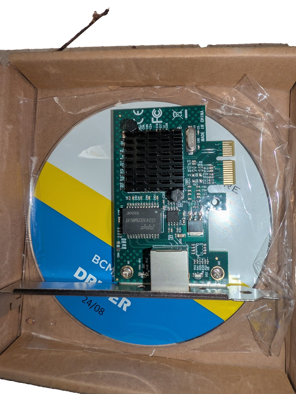 Gigabit Ethernet Server Adapter with Broadcom NetXtreme BCM5751 10/100/1000Mbps