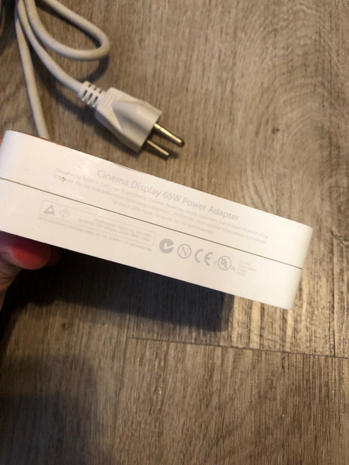 GENUINE Apple OEM A1096 Cinema Display Power Adapter 65W w/ Cord