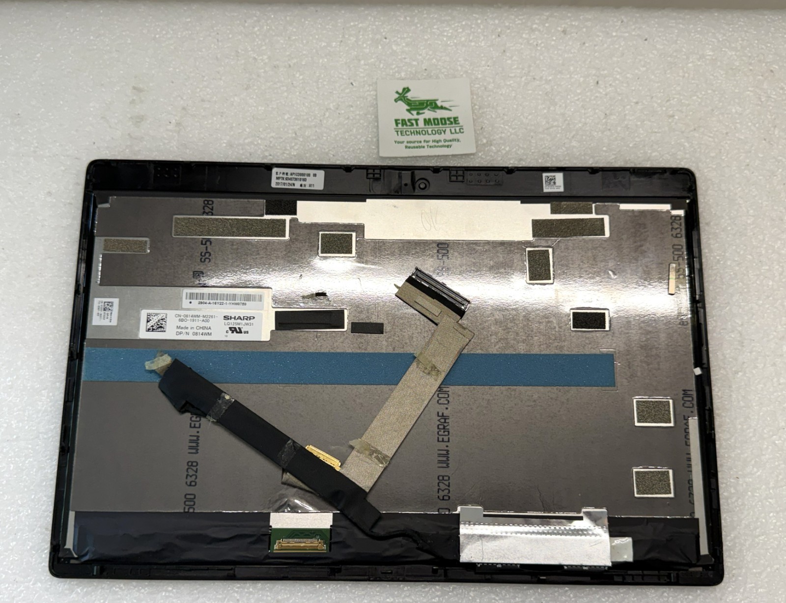 Dell Latitude 7275 XPS 12 9250 Tablet 12.5″ FHD IPS Touch Screen Panel 814WM