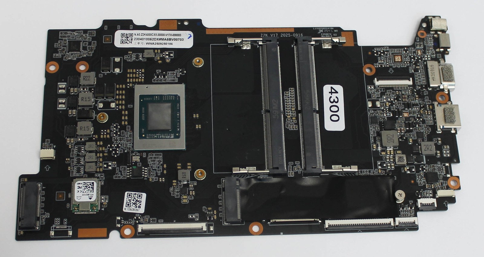 2304010052DX ACEMAGIC MOTHERBOARD RYZEN 3-4300U 2.7GHZ LX15PRO “GRADE A”