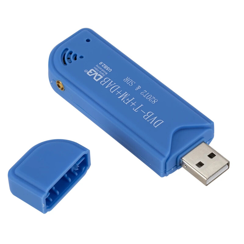 USB2.0 DVB-T DAB FM TV Tuner RTL2832U+R820T2 FC0012 SDR Digital TV Receiver