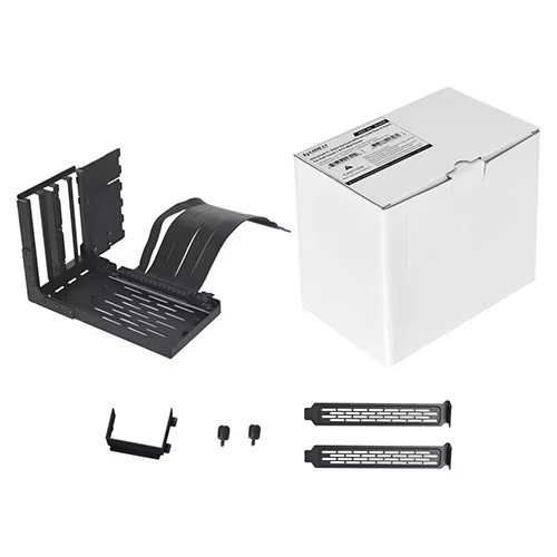 LIAN LI Universal 4 Slots Vertical Gpu kit with Gen 4 riser VG4-4X -EXPRESS SHIP