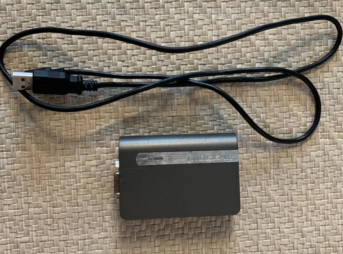 External VGA Video Card IOGEAR USB 2.0 External VGA Video Card GUC2015V – USED
