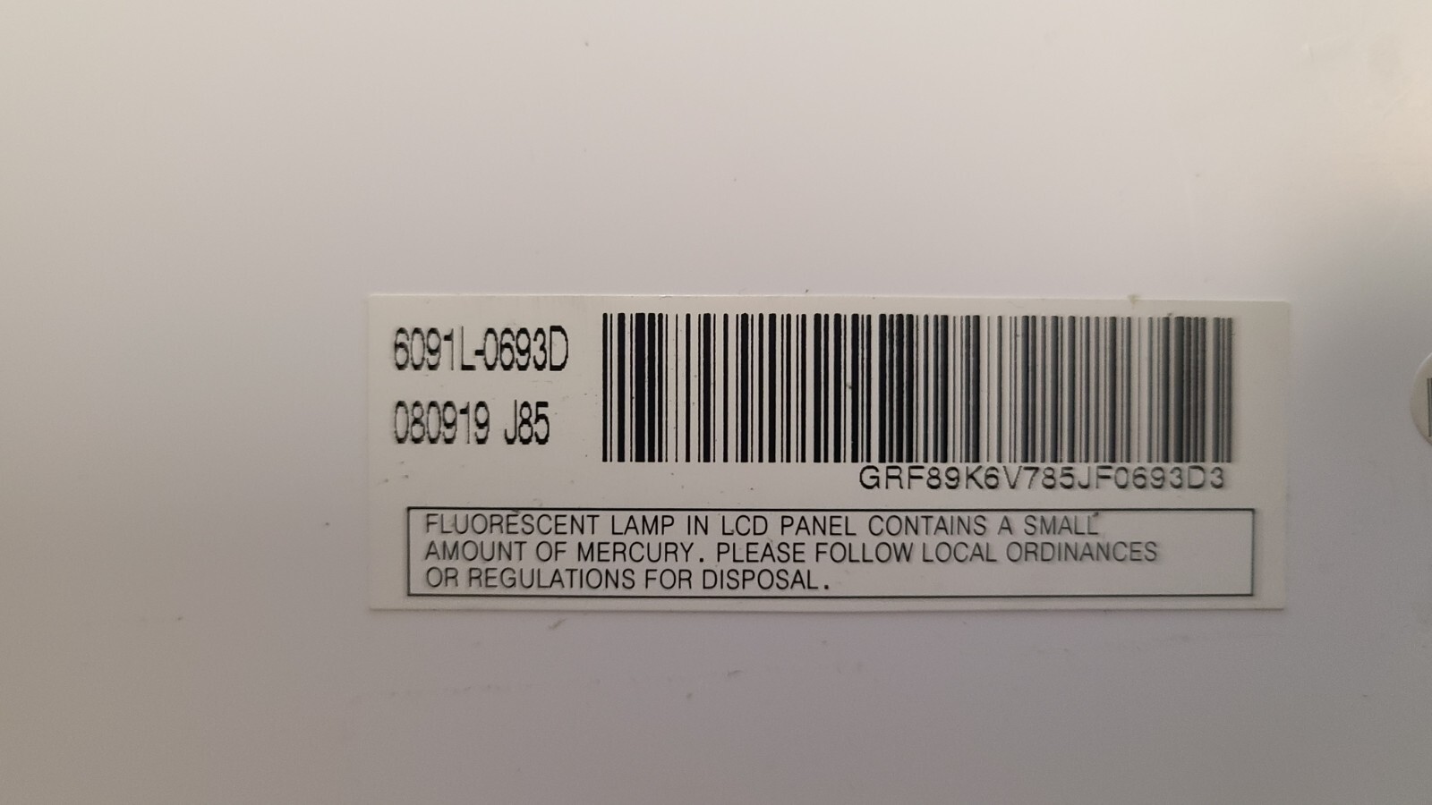LP141WX3-TLN4 (TL)(N4) LAPTOP LCD Screen 14.1″ WXGA 1280×800 30-Pin 6091L-0693D