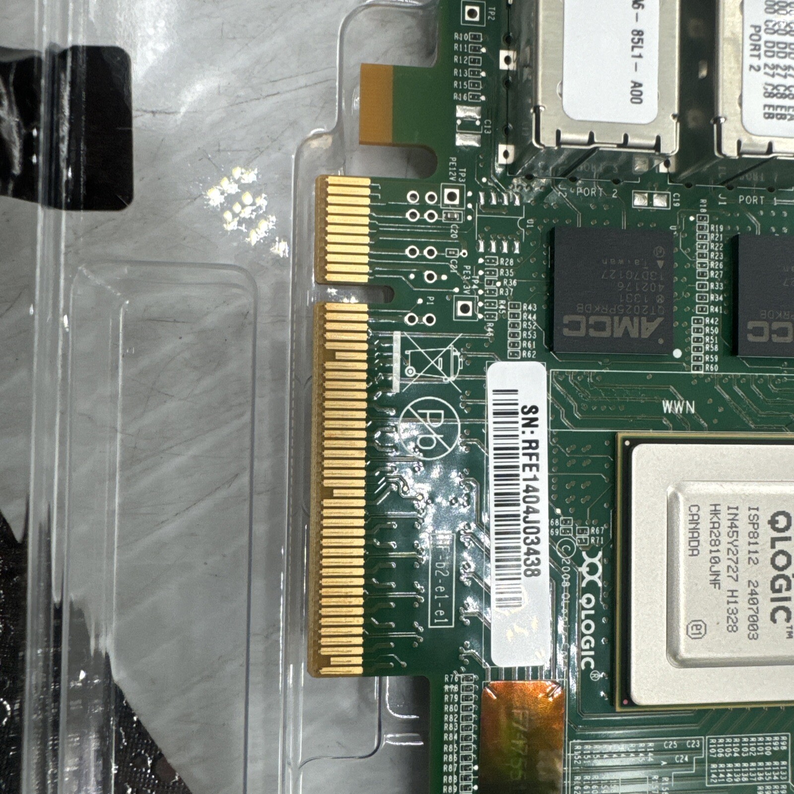 NEW OPEN BOX QLogic QLE8152 Dual Port 10Gb Converged Network Adapter Card