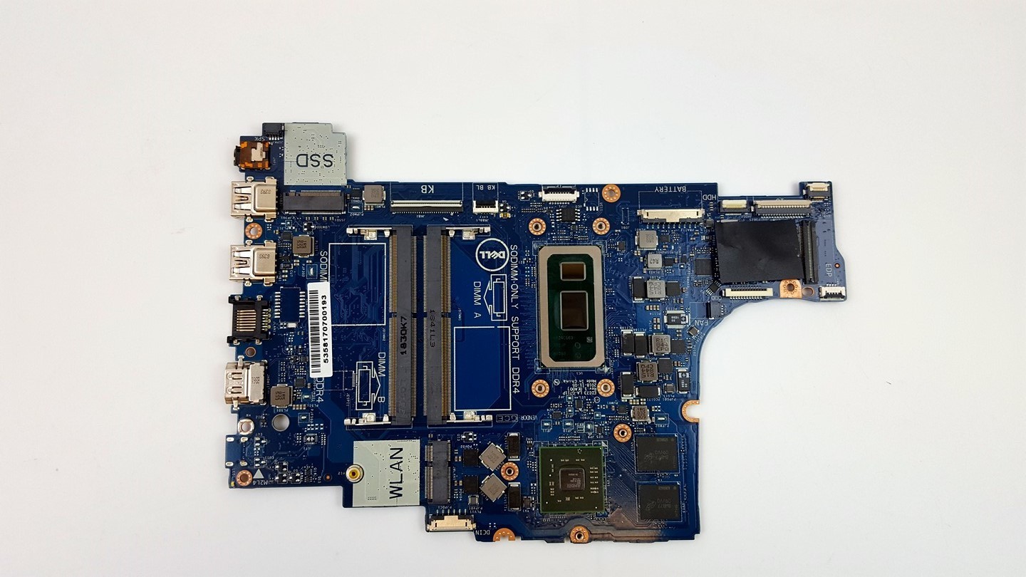 Dell Inspiron 13 3780 Laptop Motherboard I5-8265U 1.60GHz TNYFJ 0TNYFJ LA-G711P
