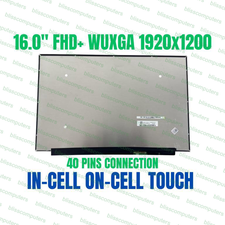 HP N64563-L61 16″ WUXGA 1920×1200 FHD Laptop LED LCD Touch Screen Display