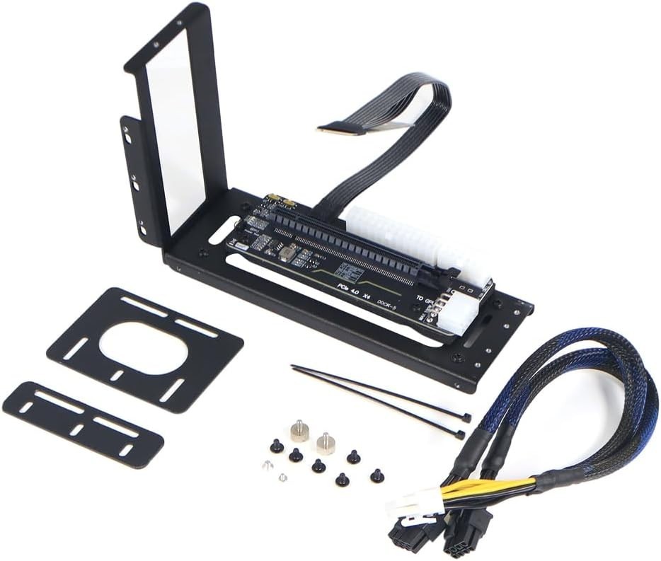 JMT R43SG GEN4 M.2 M-Key to PCIE X16 4.0 External Graphics Card Stand Bracket Co