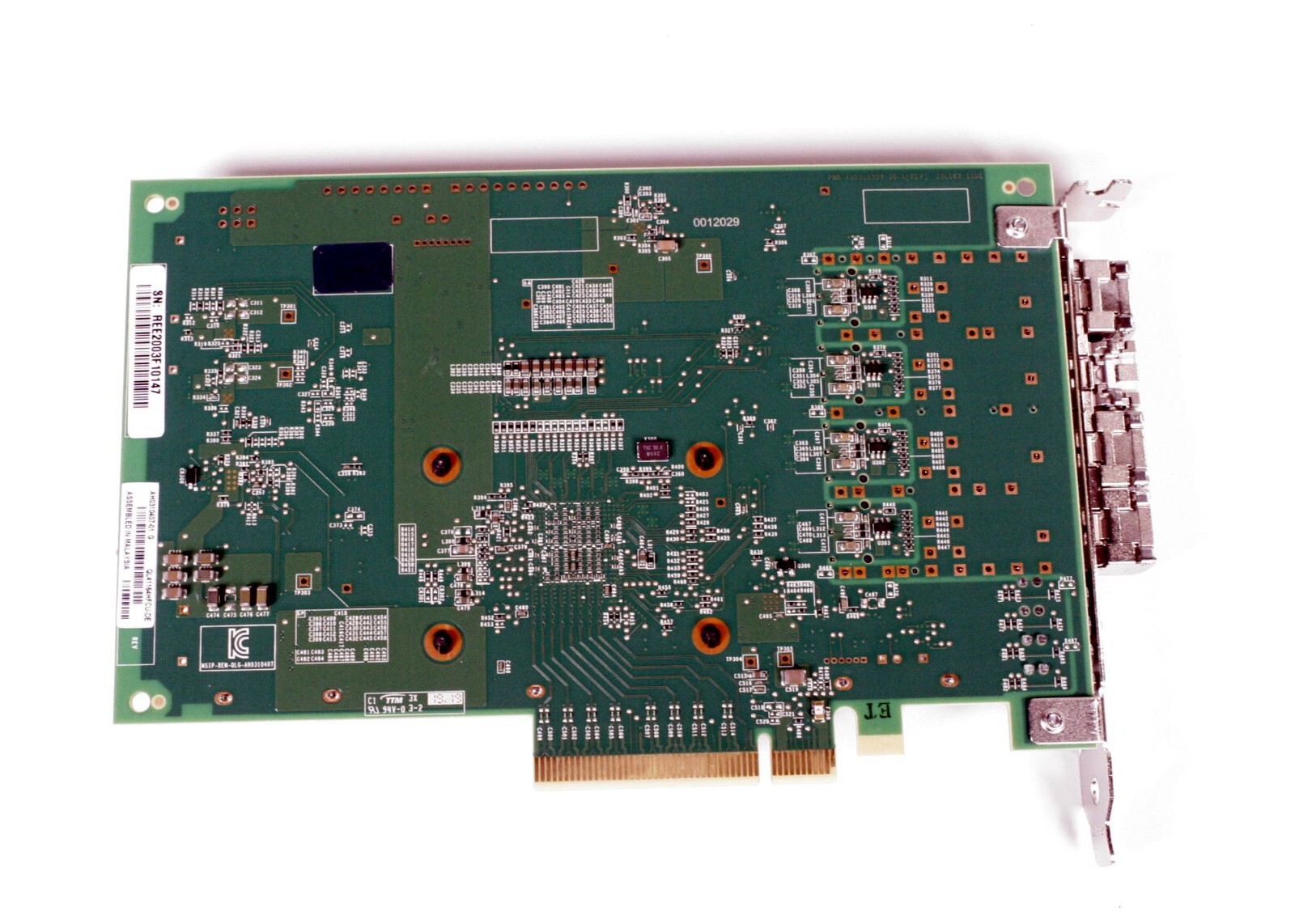 QLogic QL41164 quad port 10Gb SFP network ethernet adapter Dell 0HY9T w/SFP