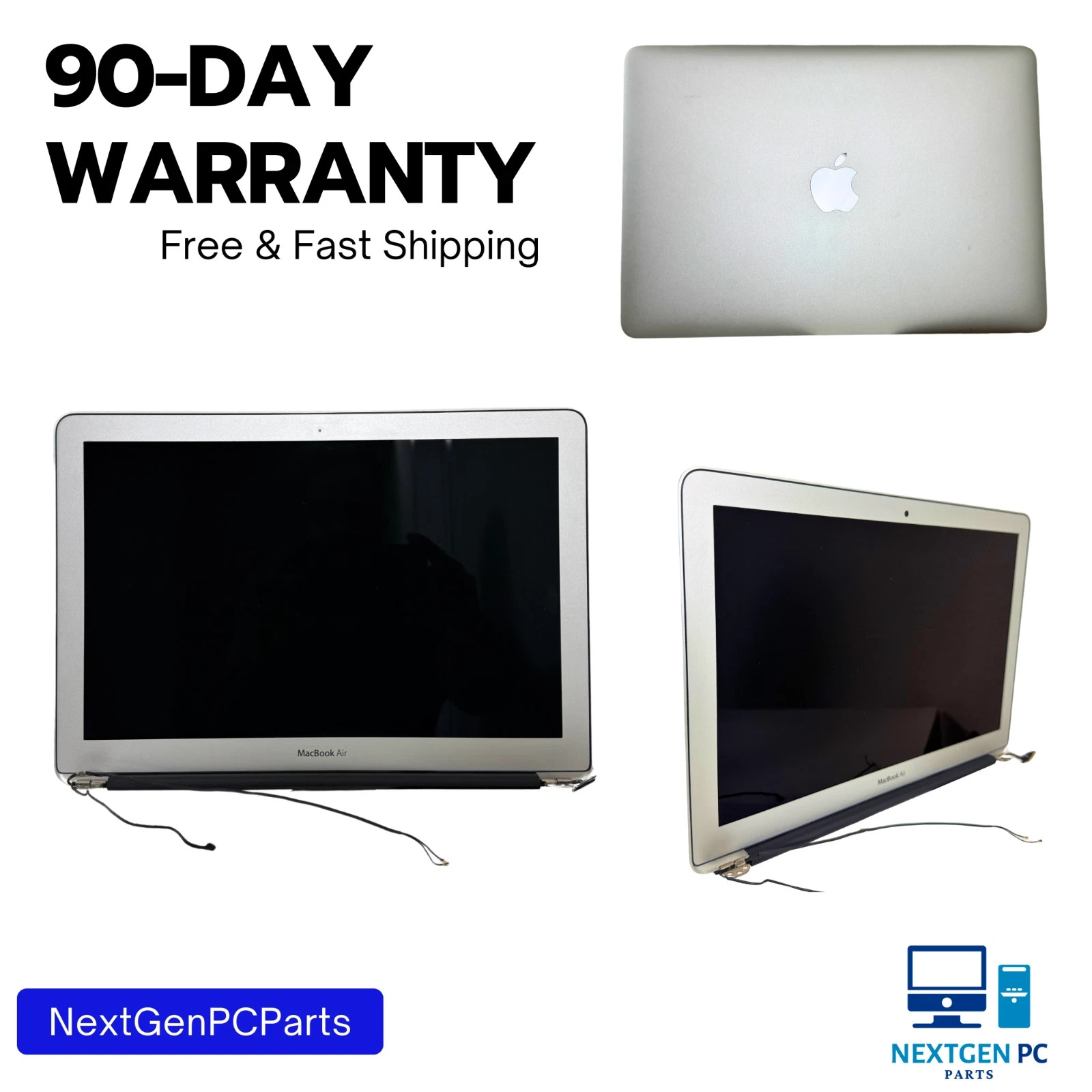 Apple MacBook Air 13″ A1466 2012 LCD Screen Complete Assembly Display