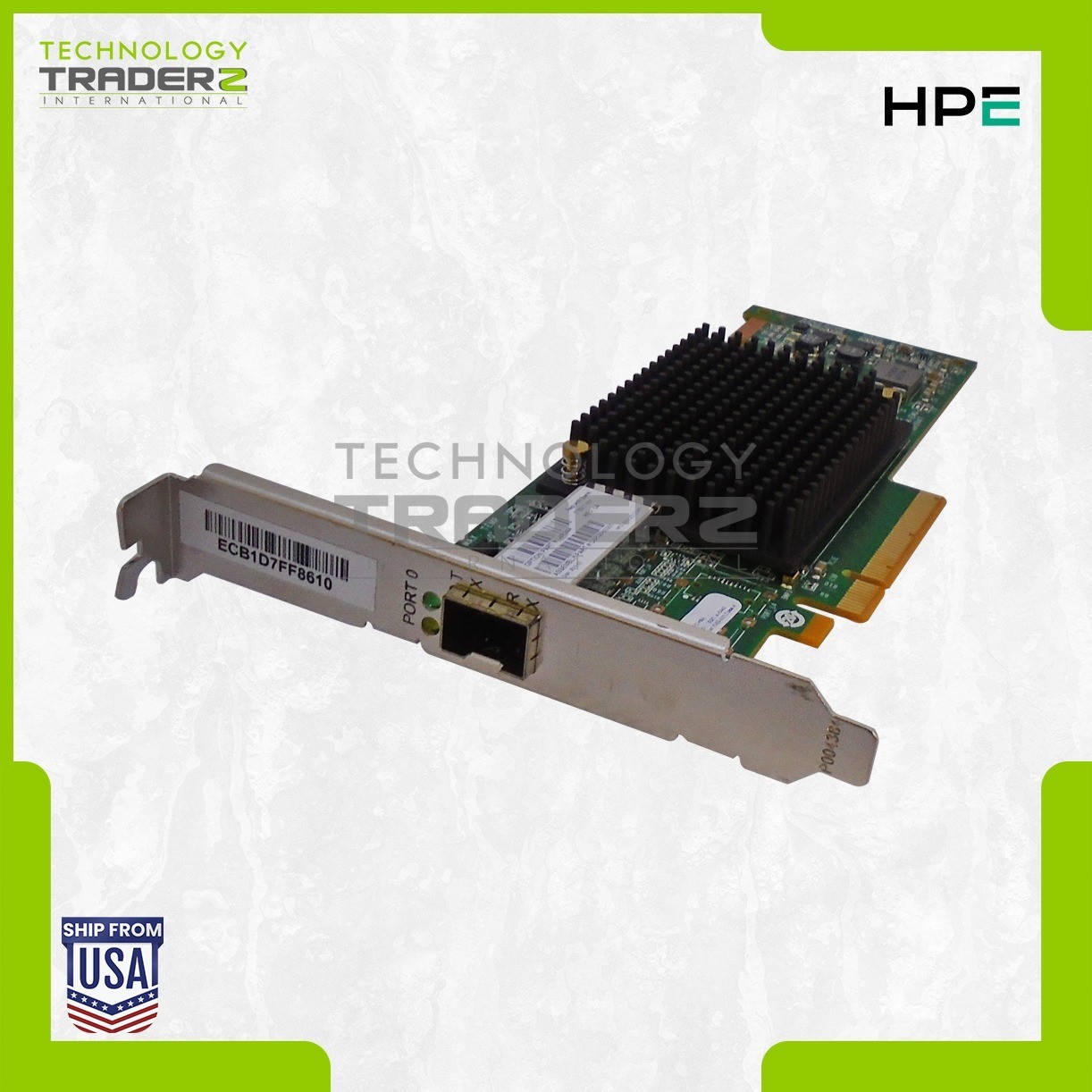 C8R38A HP SN1100E 1-Port PCI-E 3.0×8 16Gbps HBA P005947-48C W/ Long Bracket
