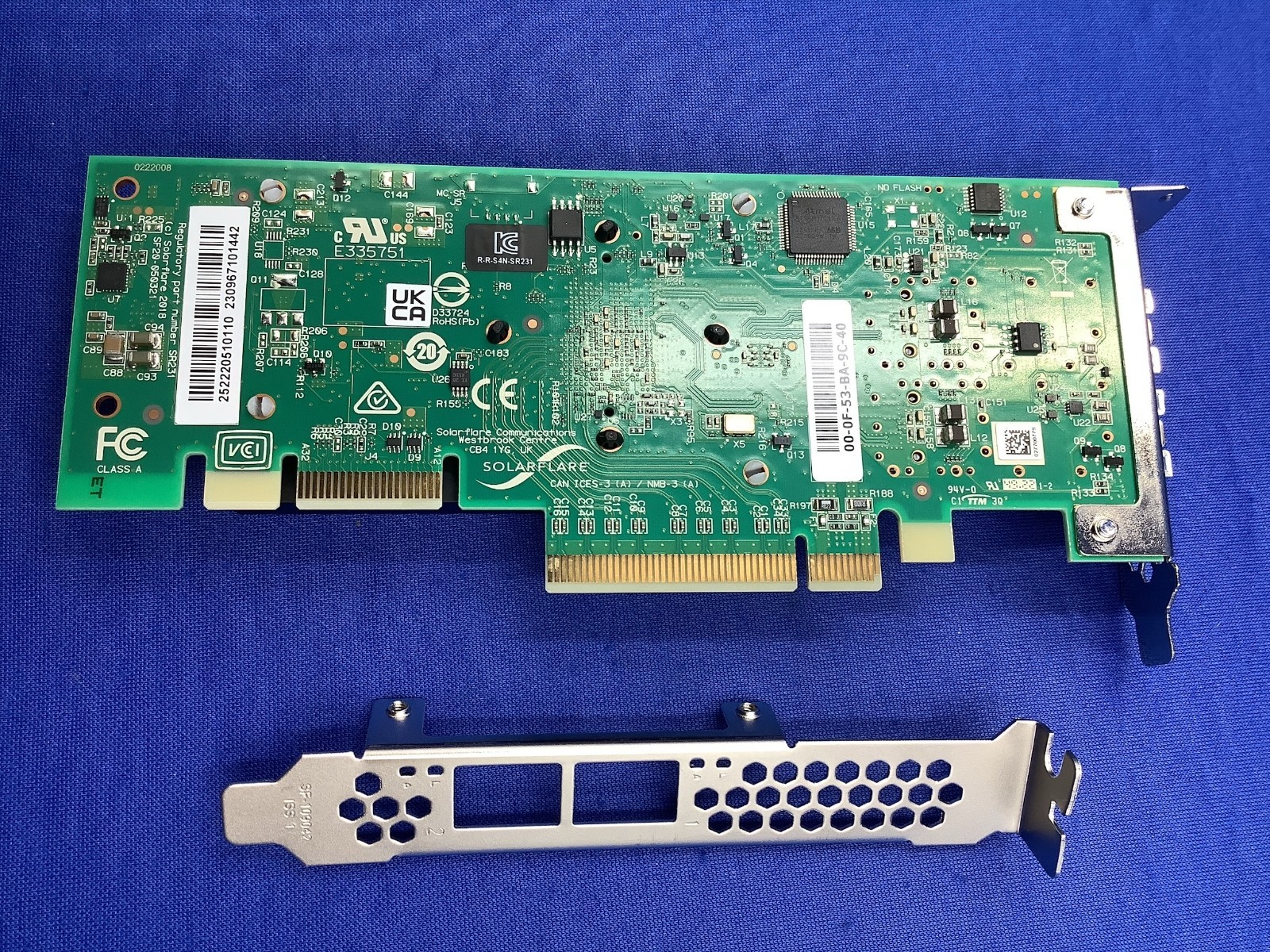 SolarFlare XtremeScale X2522-25G PCIe Dual-Port SFP28 25G Ethernet NIC