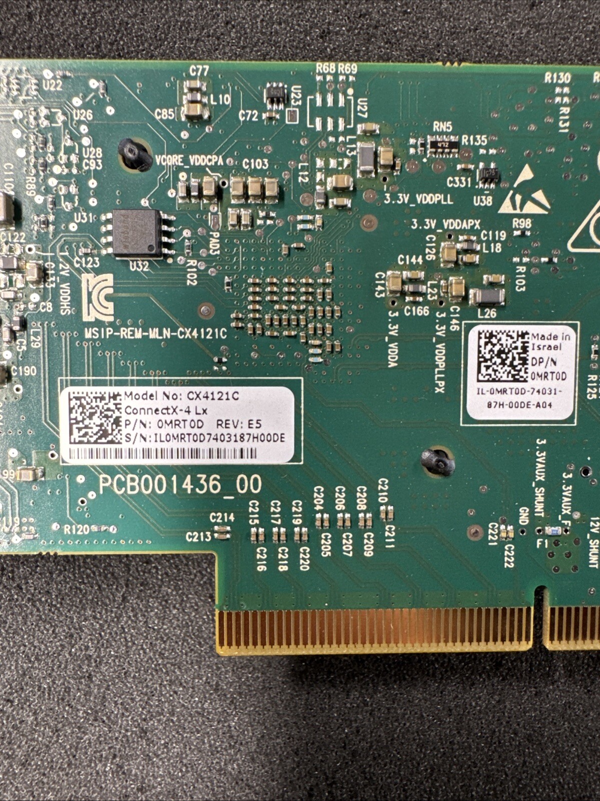 MRT0D Dell Mellanox ConnectX-4 Lx EN 25GbE CX4121C Dual-Port SFP28 Network Card