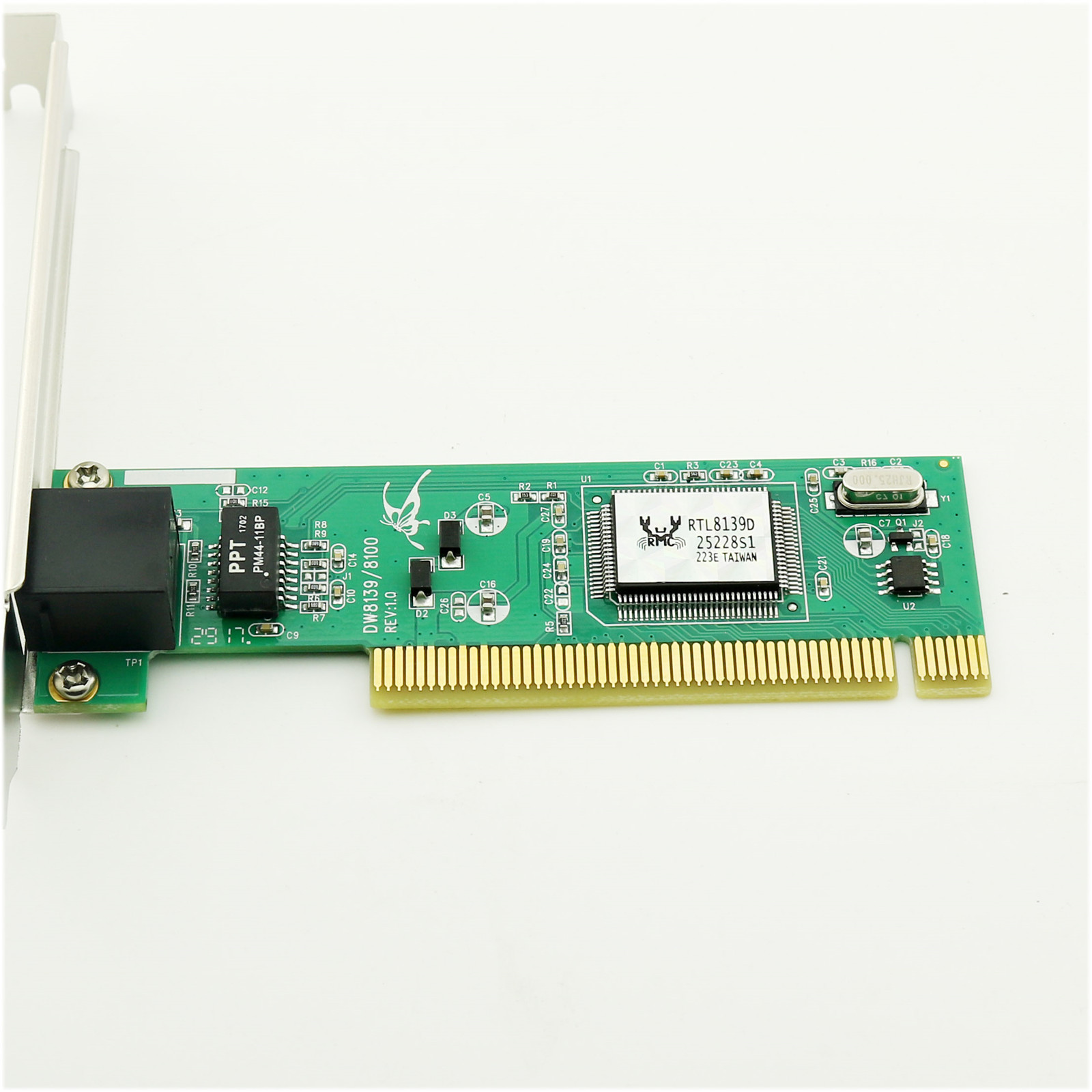 1x 10/100Mbps PCI Ethernet Network Card RTL8139D Desktop LAN Card No Need Driver