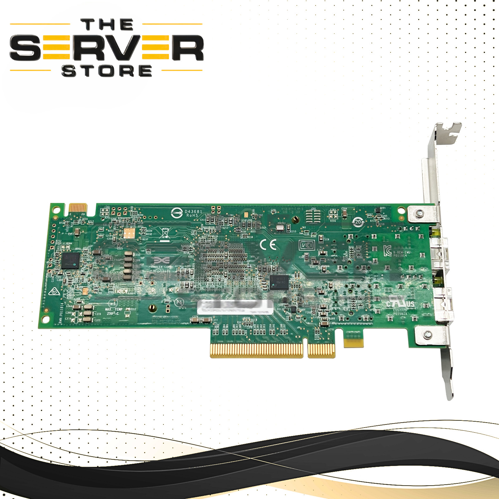 Dell LPE35002 32GB Dual Port Fiber Channel HBA (High Profile PD89Y) 4VDY3 4VDY3