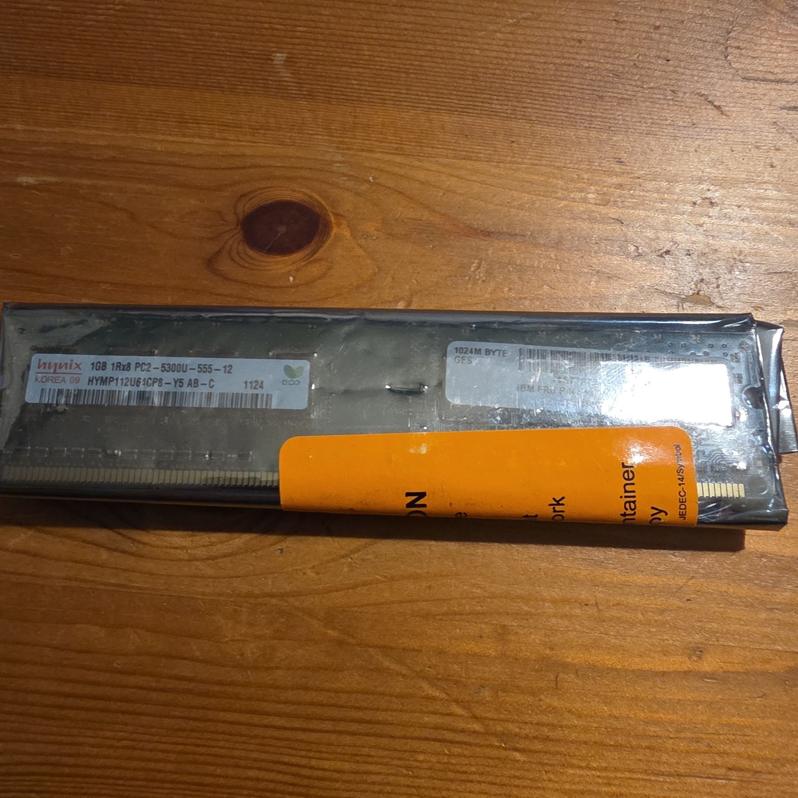 Hynix 1GB PC2-5300U-555-12 HYMP112U64CP8-Y5 AB-C Memory RAM