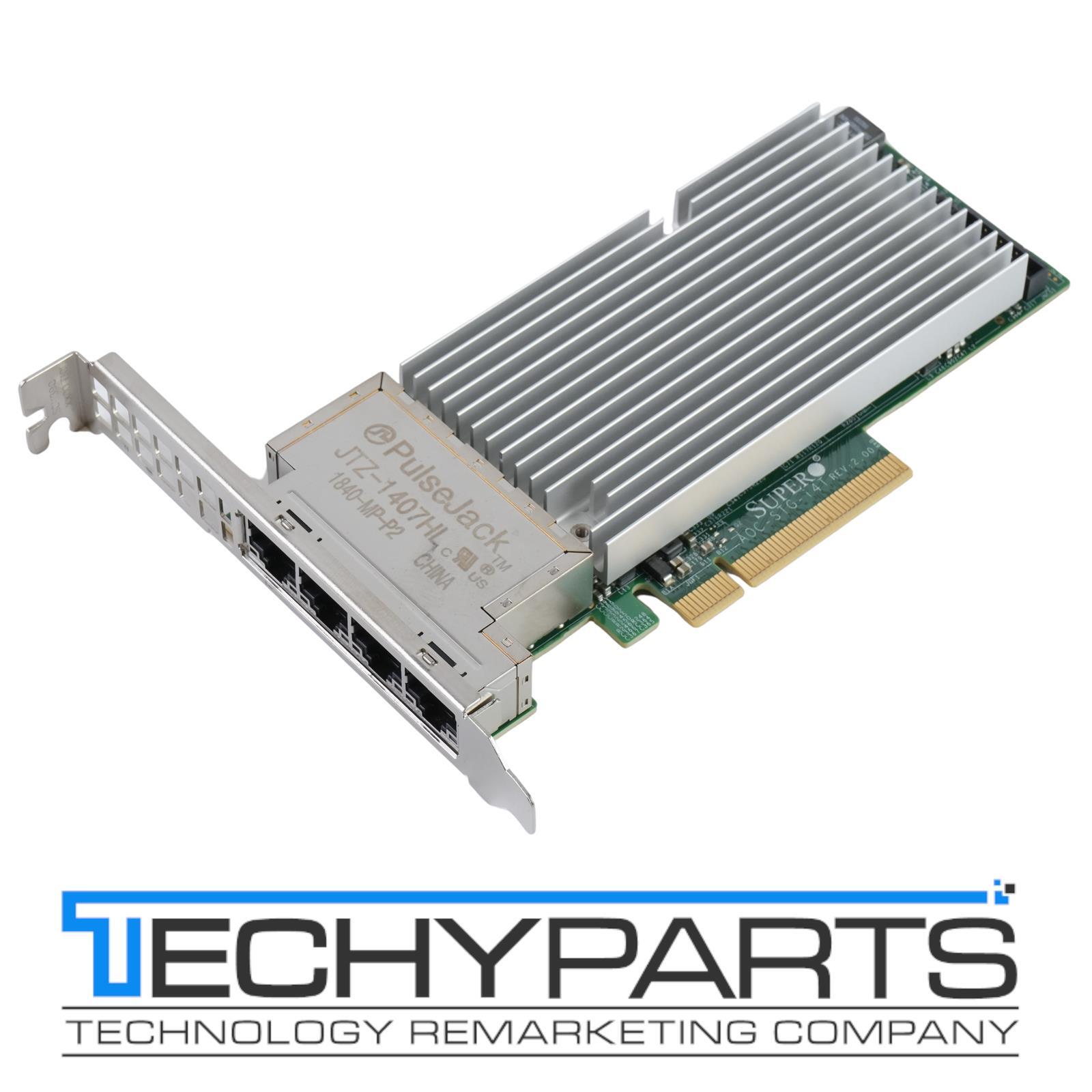 Supermicro AOC-STG-i4T Quad-port Intel XL710/X557 10Gbe Ethernet Network Adapter