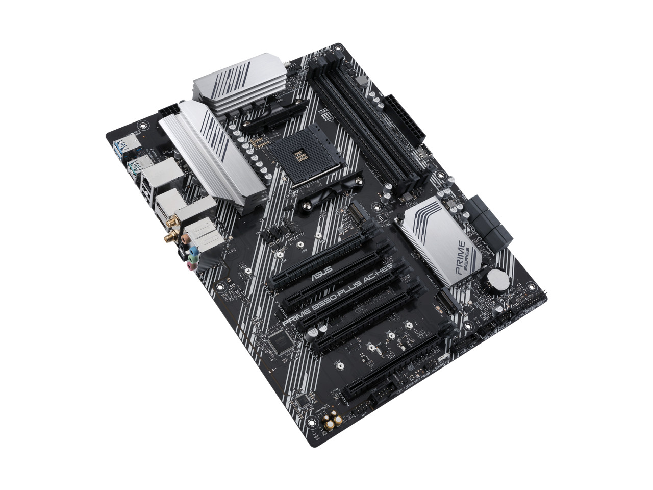 ASUS Prime B550-PLUS AC-HES AMD AM4 (3rd Gen Ryzen) ATX motherboard (dual M.2, P