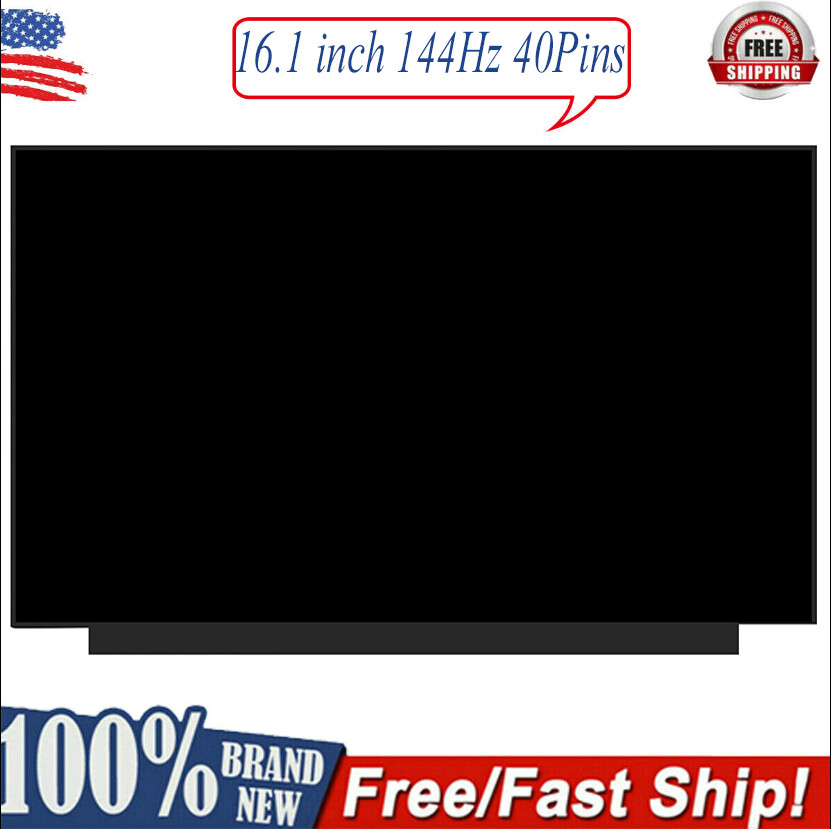 New 16.1″Gaming N161HCA-GA1 NV161FHM-NY1 144HZ 40Pins IPS LCD LED Clevo N960TP6.
