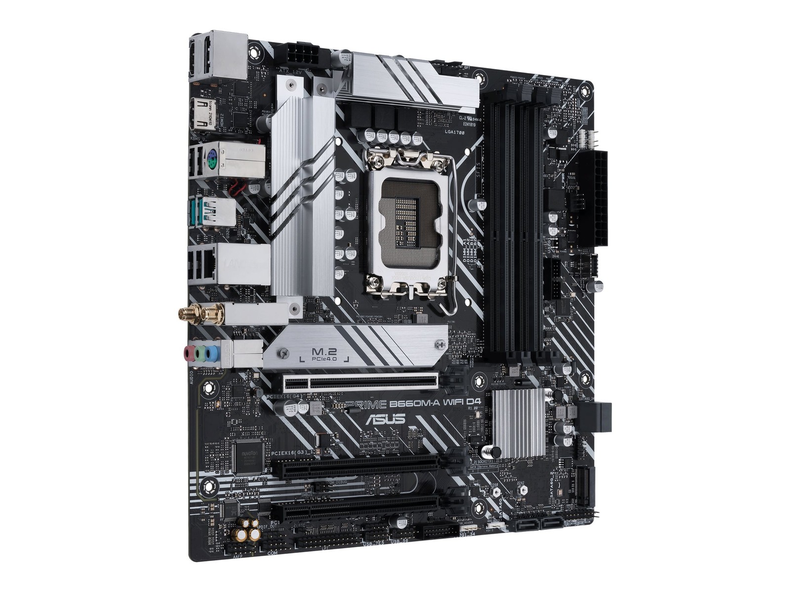 ASUS PRIME B660M-A WIFI D4 Motherboard micro ATX LGA1700 Socket 90MB1AE0-M1EAY0