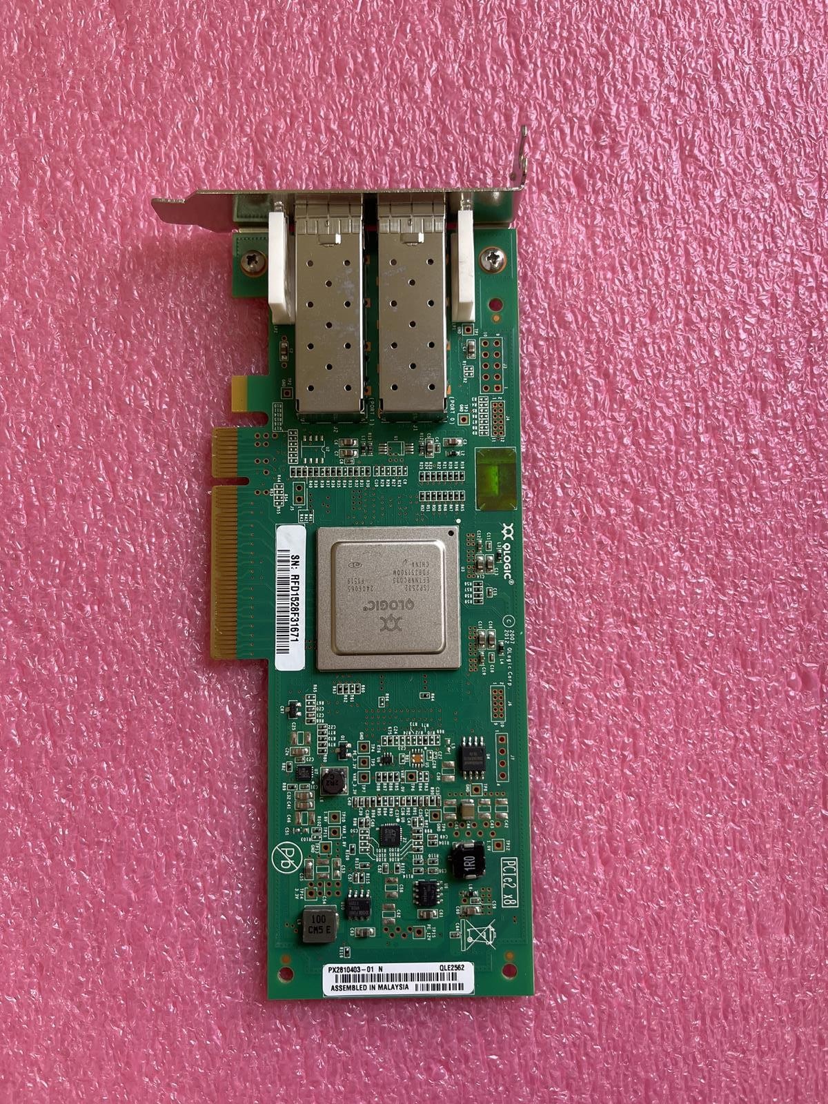QLOGIC QLE2562 DUAL-PORT 8GB FIBRE CHANNEL HBA PCIE 2.0 X8
