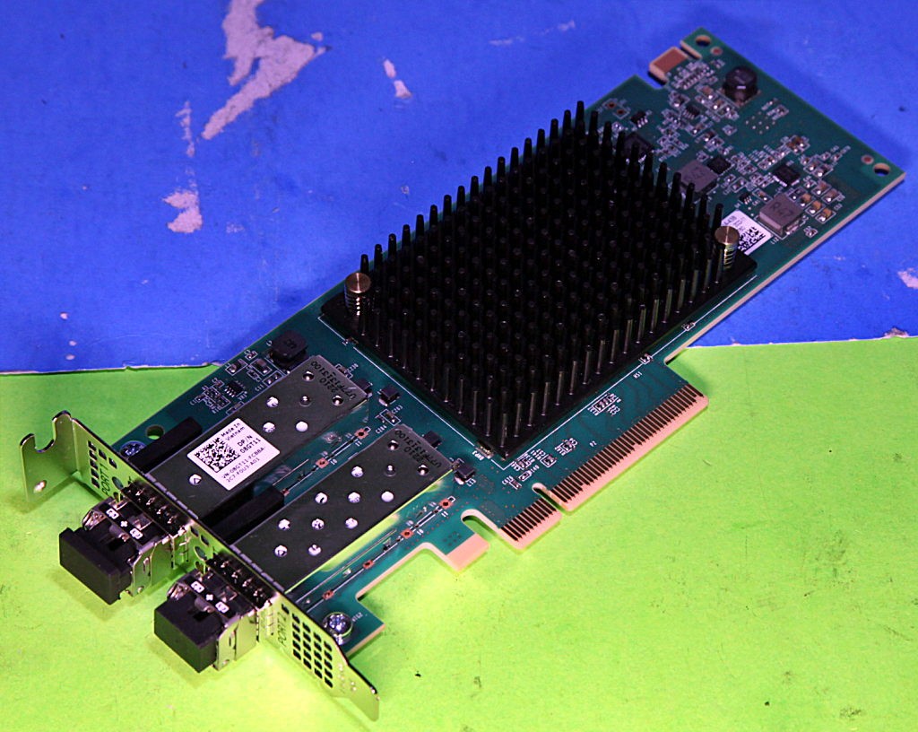 8GT11 Dell Emulex LPe35002 32GB Dual Port FC HBA Adapter Low Bracket 08GT11