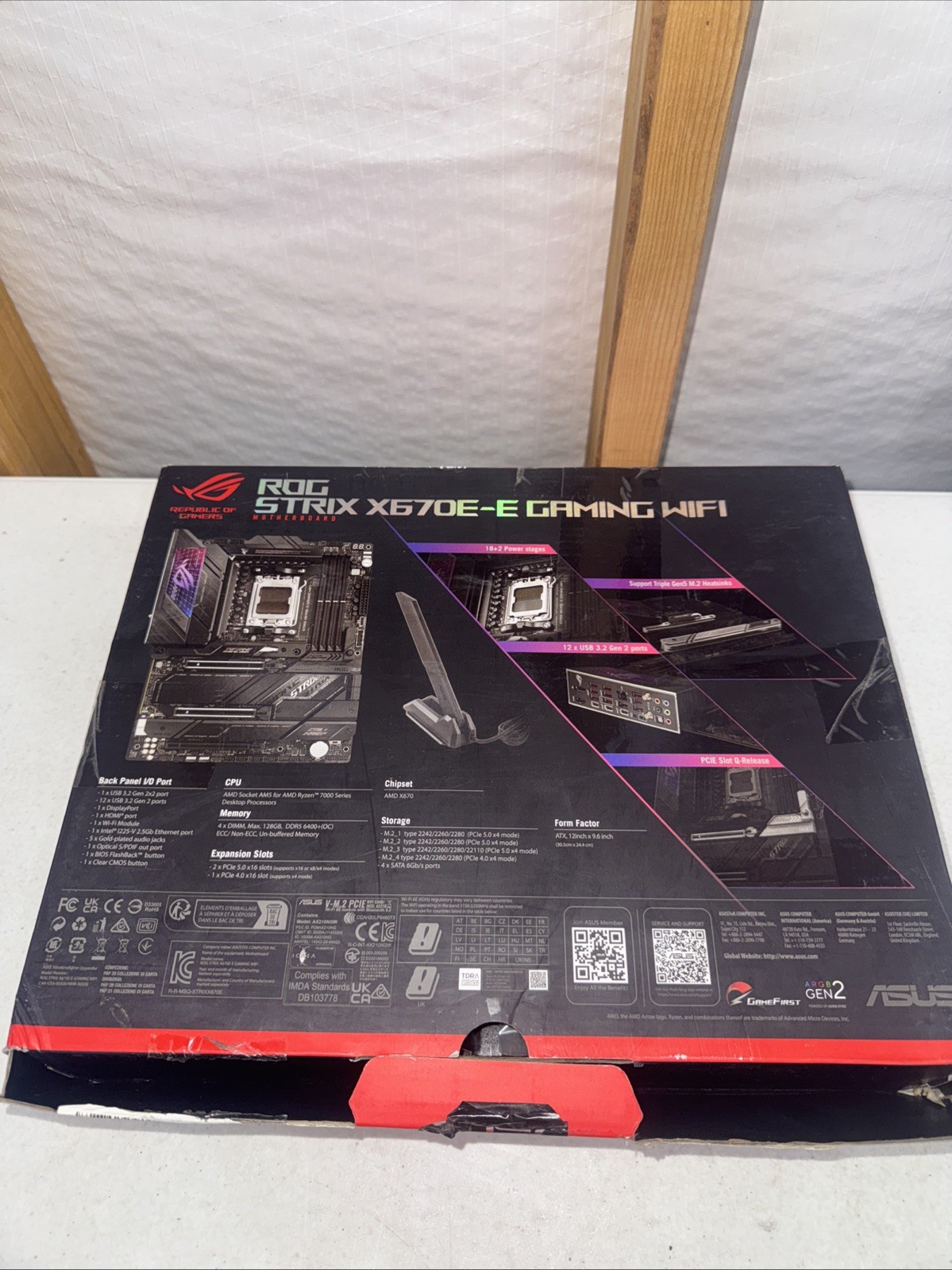 ASUS ROG STRIX X670E-E GAMING WIFI