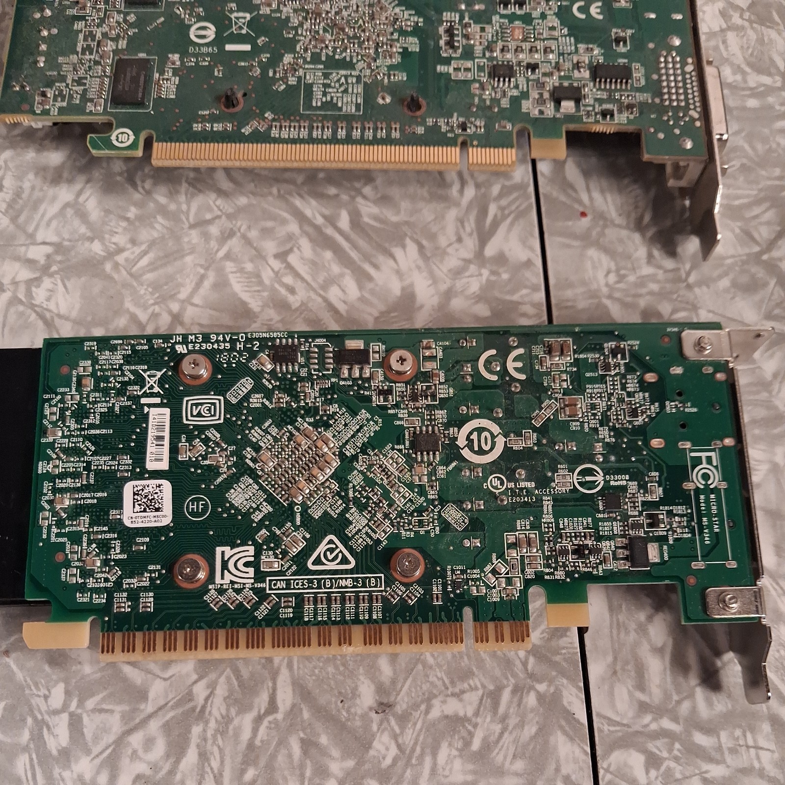 Lot of 6 Assorted Graphics Card video cards Untested Unknown Conditions