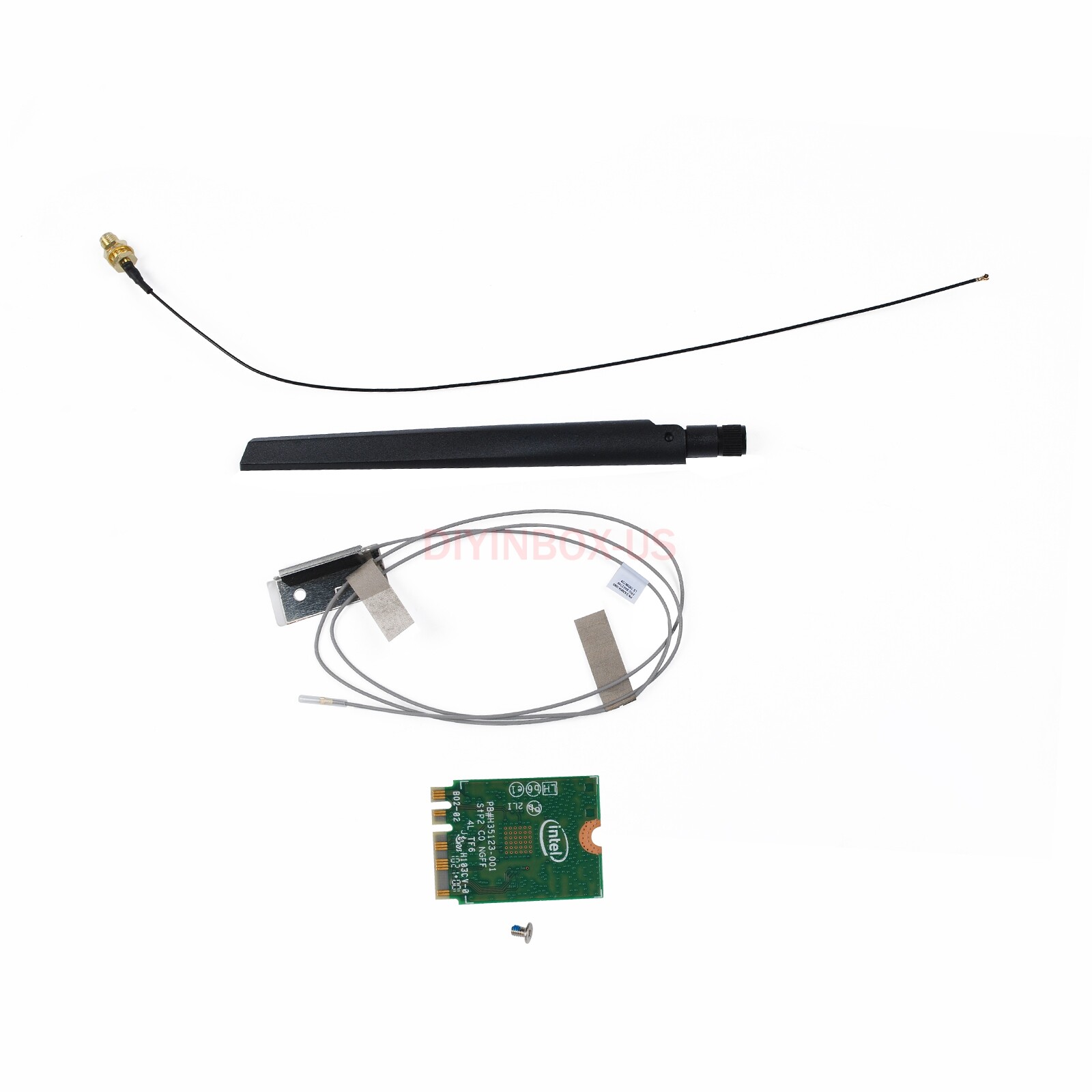 WiFi Antenna Cable Card Kit Wireless For Dell Optiplex 3060M 3070M 3690 Micro