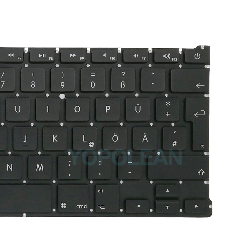 New DE Germany Layout For Macbook Air 13″ A1369 A1466 Keyboard 2011-2017 Year