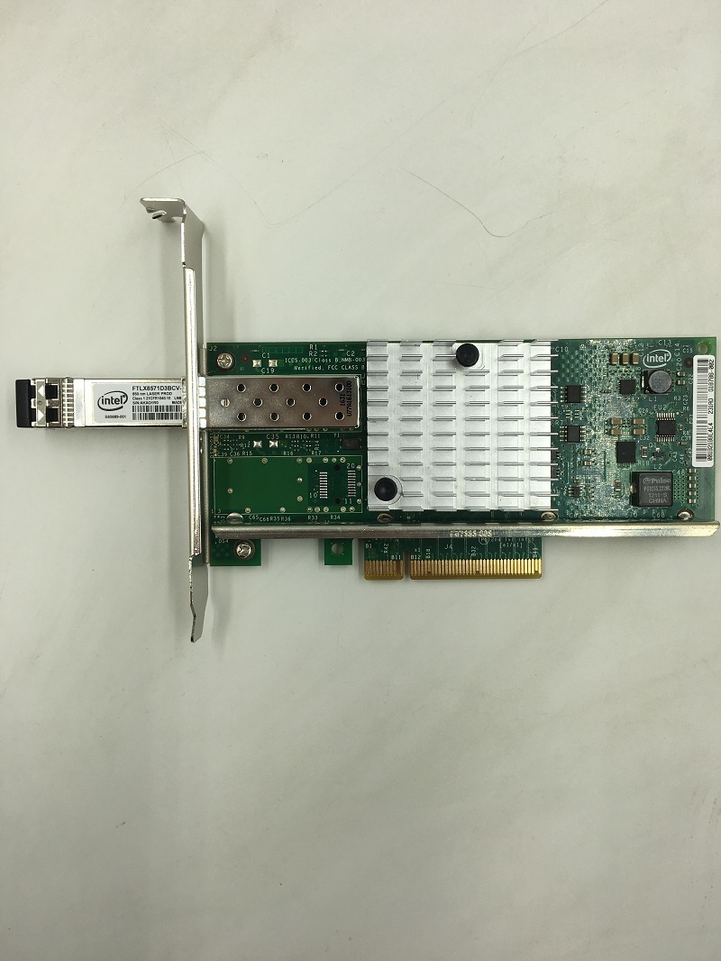 Intel X520-DA1 E10G41BTDA 10GbE Network Adapter+ Intel FTLX8571D3BCV E10GSFPSR