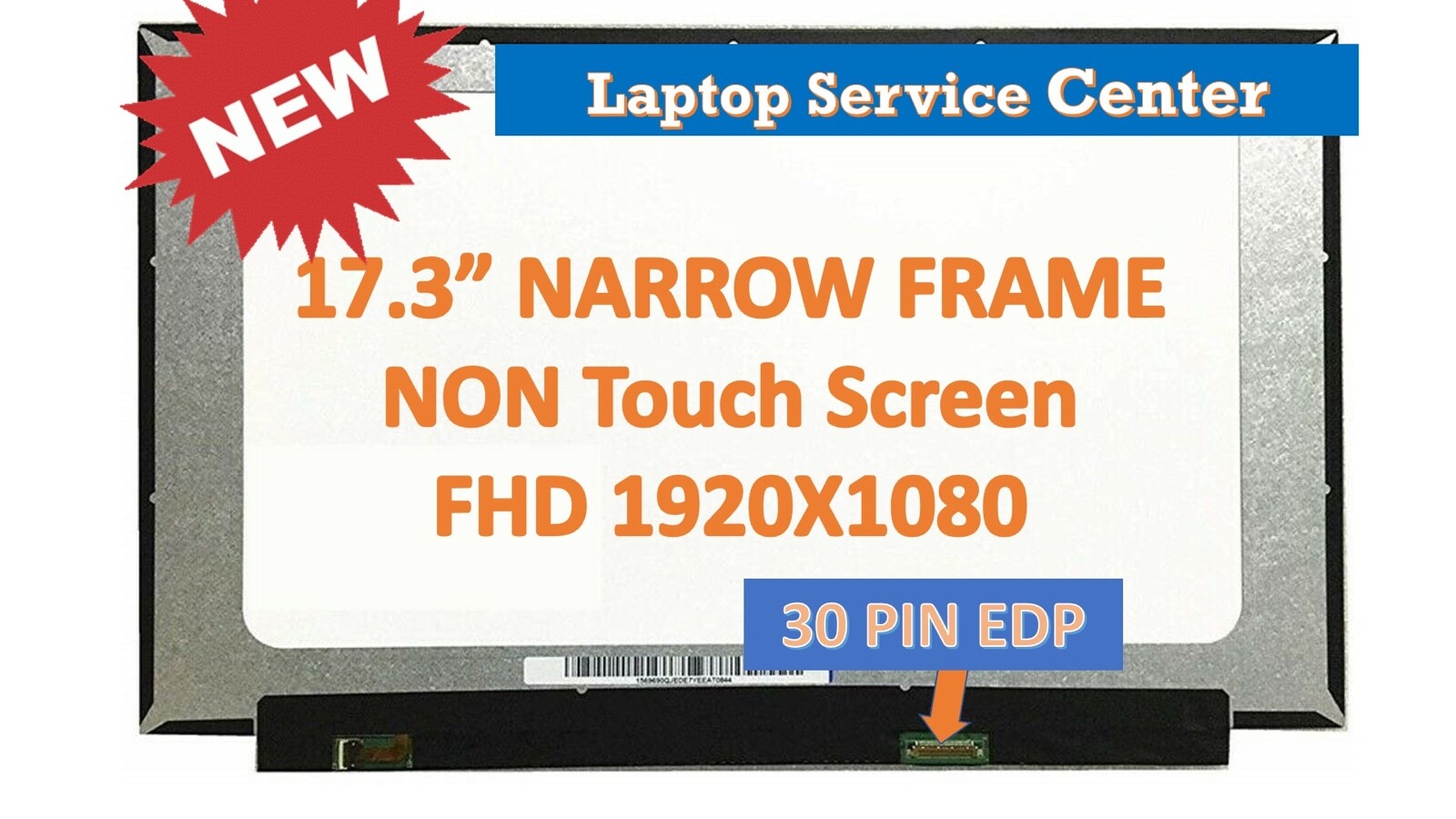 Asus Book K712E LED LCD Screen FHD 1920×1080 Display 17.3 in New