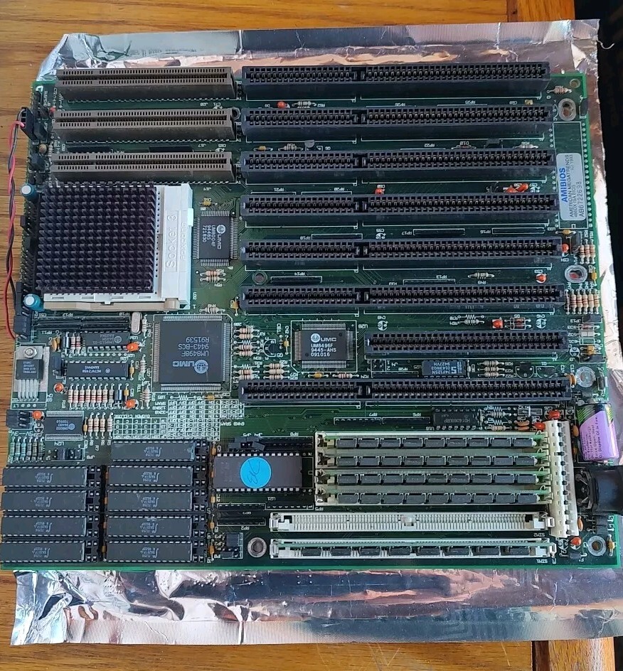 AMIBIOS American Megatrends 486DX ISA BIOS AB6722698 Socket 3