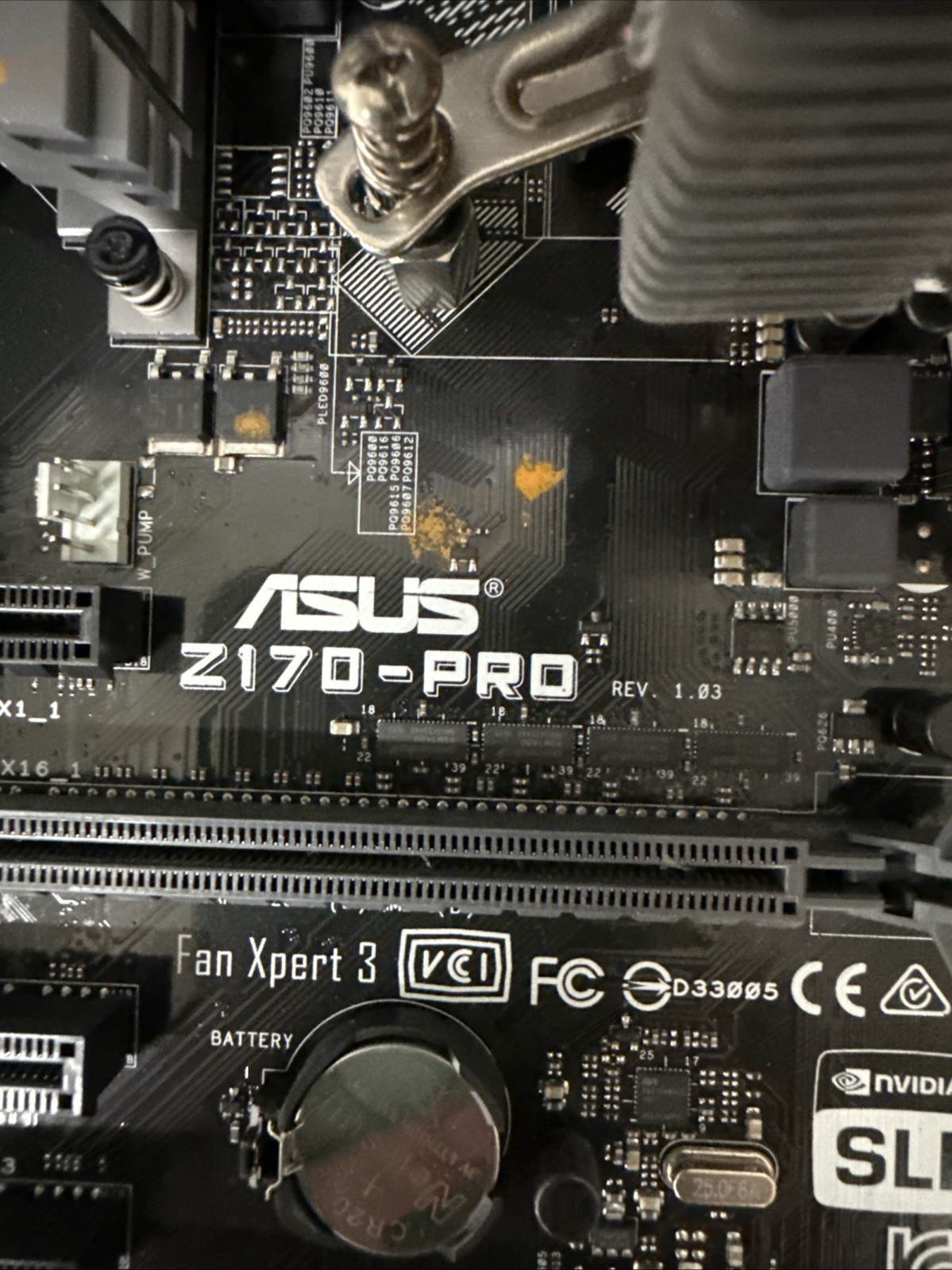 Asus Z170-PRO ATX Motherboard +i7-6700K CPU + I/O Shield Tested
