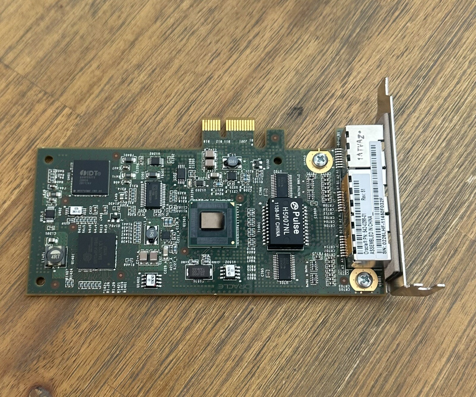 Sun Oracle (511-1496-04) 542-0298-01 Rev 50 3-port Cluster Heartbeat Card