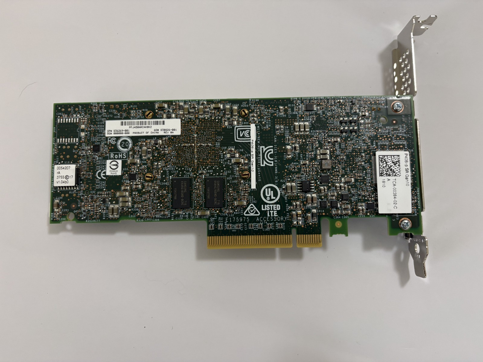 HPE Smart Array P408i-p SR Gen10 12Gb SAS PCIe RAID Controller