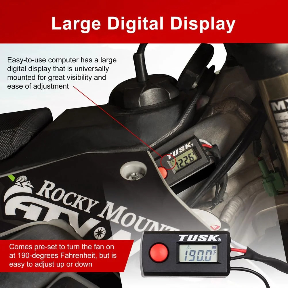 Digital Radiator Fan Kit Universal