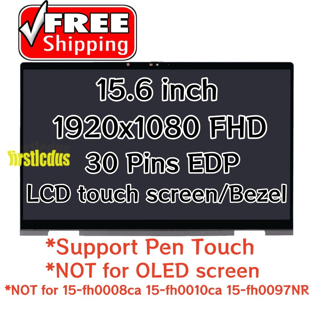 15.6in For HP Envy X360 15-FH0013DX 15-FH0023DX 15-FH0000 LCD Touch Screen/Bezel