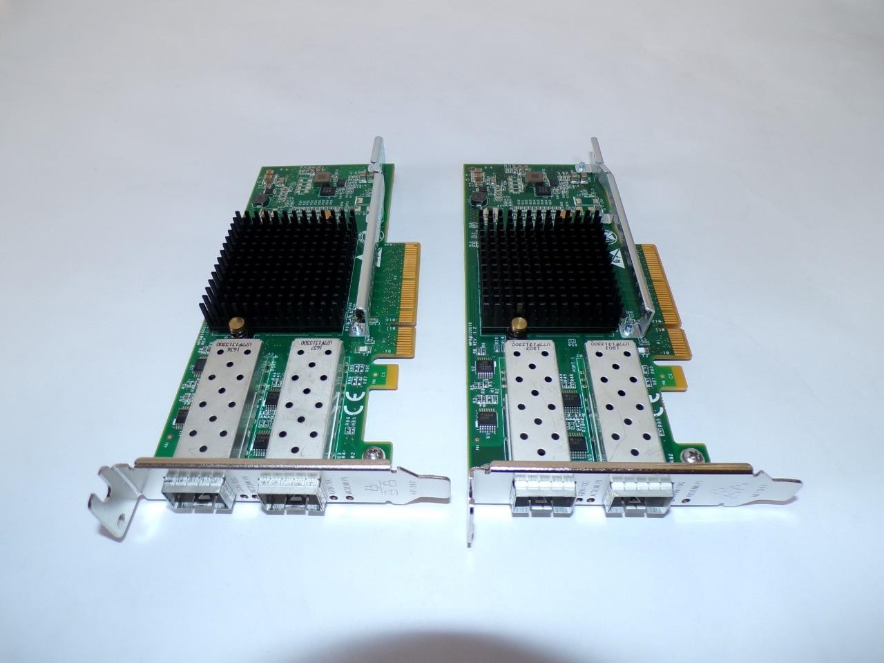 *Lot of 2* Silicom PE210G2SPI9A-XR Dual-port 10Gb Ethernet Server Adapter