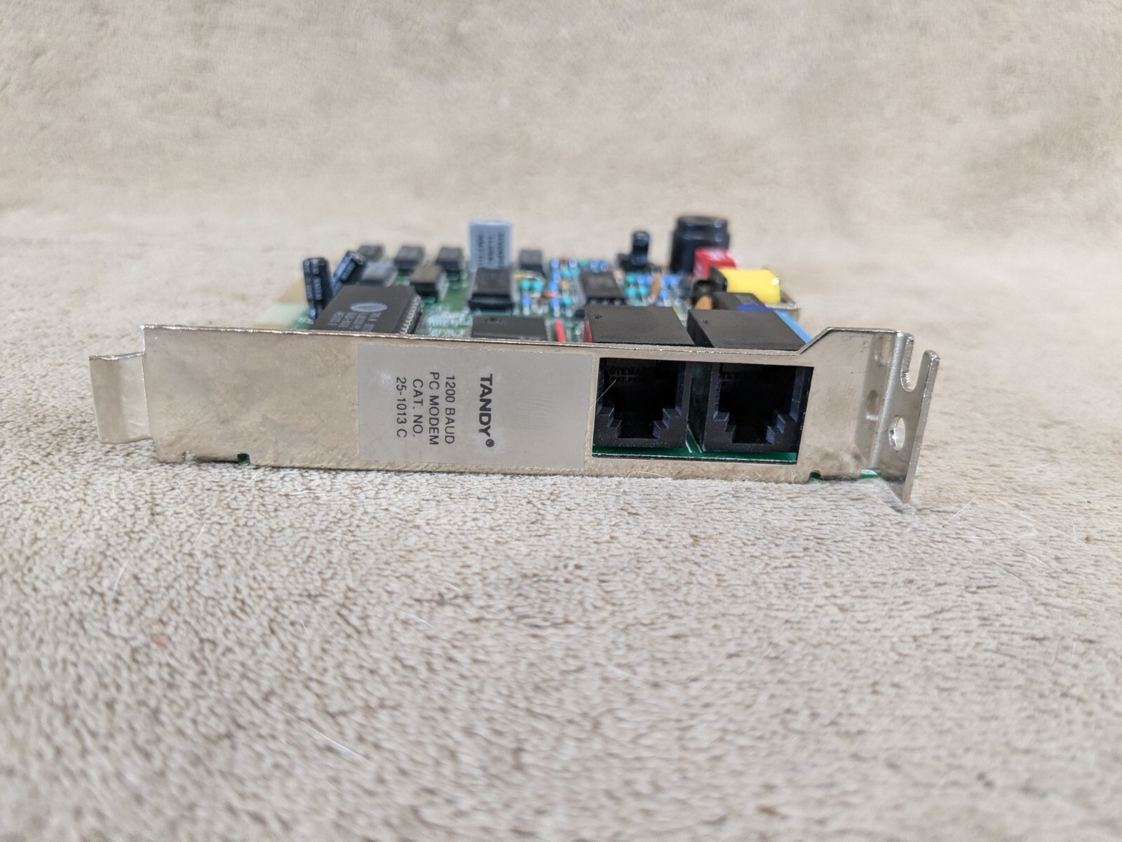 Tandy Computer ISA Card Internal PC Modem 1200 Baud Board 25-1013 C