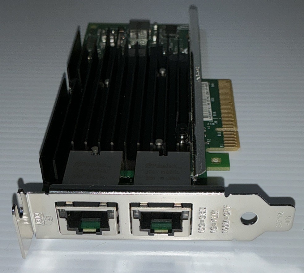 Lot of 2 Lenovo X540-T2 49Y7972 10GbE Dual Port PCIe LP Adapter 00JY856