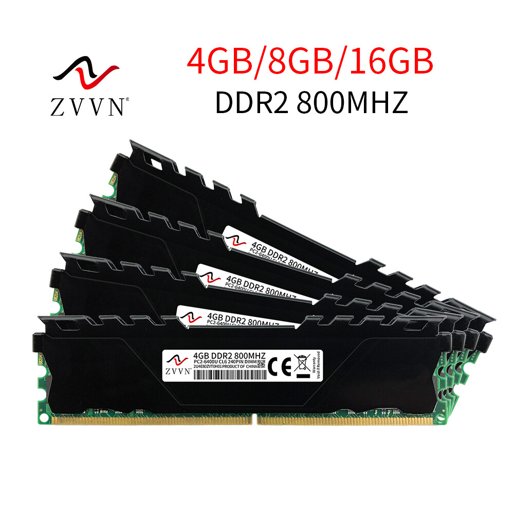 16GB 8GB 4GB DDR2 800MHz PC2-6400U 240Pin intel Low Density Desktop PC RAM LOT
