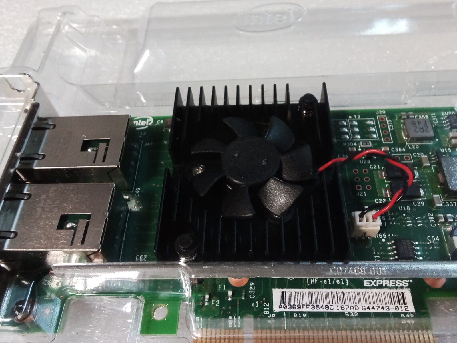 DELL INTEL X540-T2 DUAL PORT 10GB RJ-45 FULL PROFILE NETWORK CARD 3DFV8