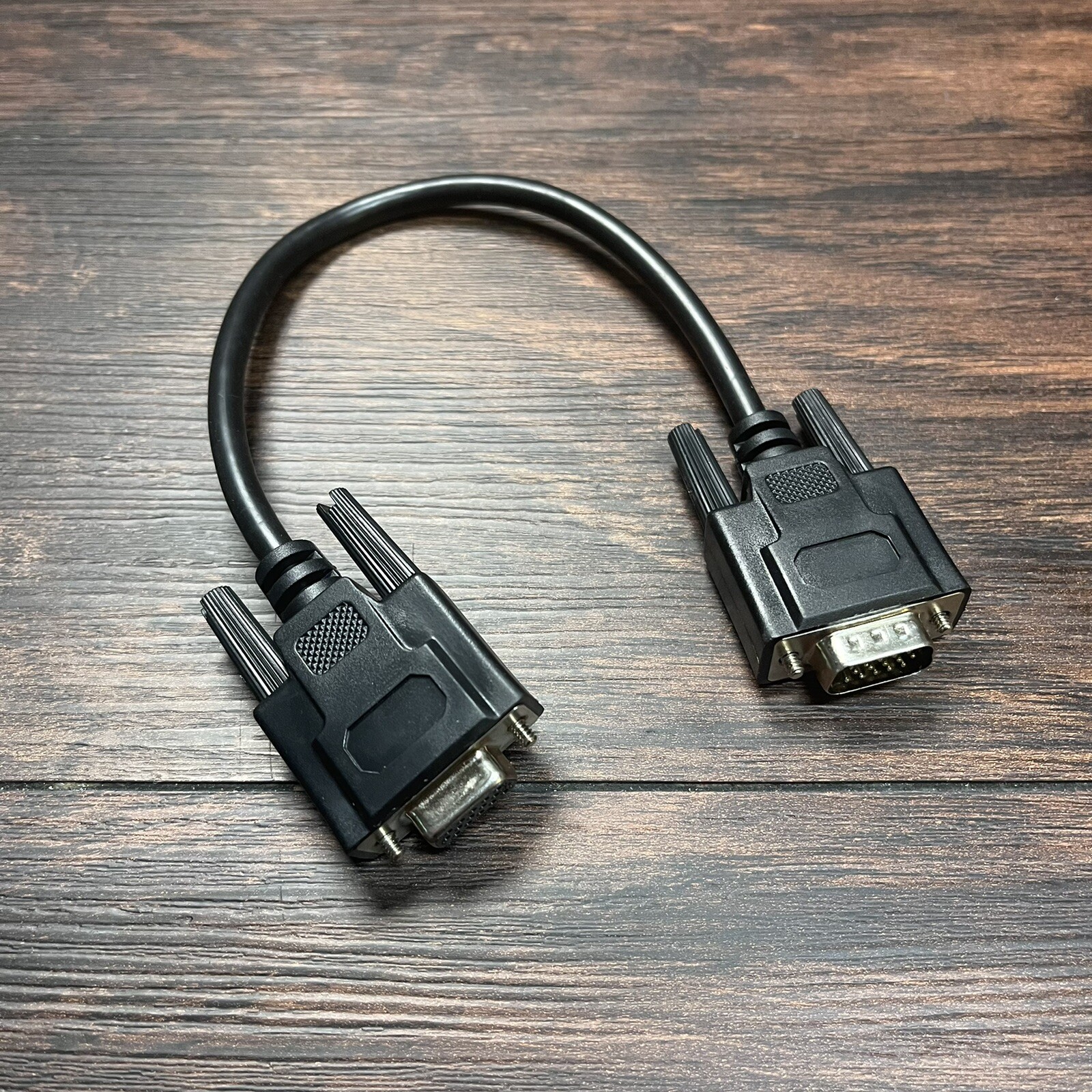 3DFX Voodoo 1 & 2 VGA Pass Through Loopback Cable 12″ Male To Female 15-Pin