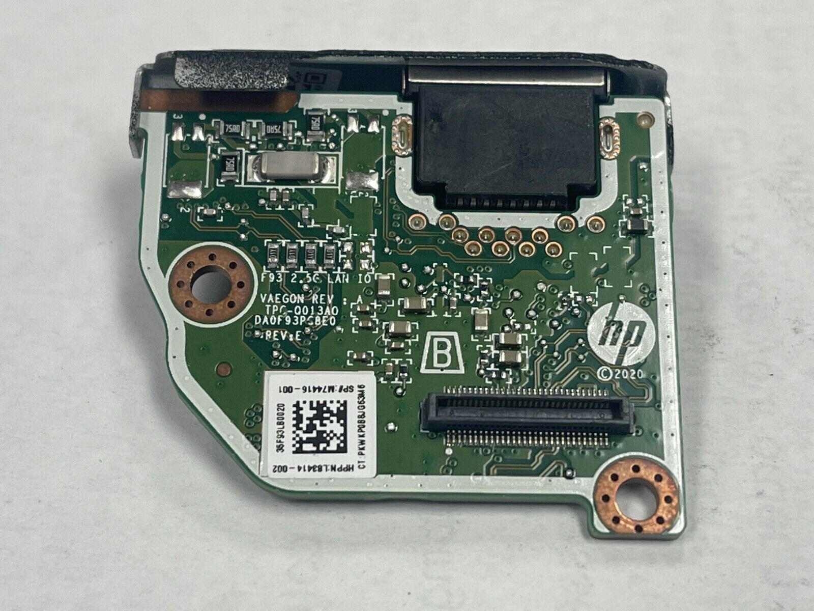 HP Flex IO V2 2.5GbE NIC M74416 RJ45 Ethernet Option Card L83414-002