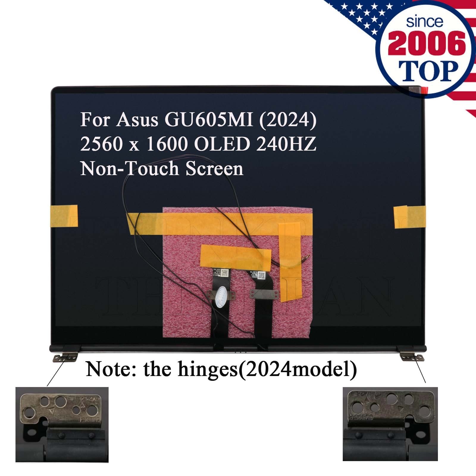 16’’ for Asus GU605MI-G16.U94070 (2024) OLED QHD LCD Screen Assembly 240HZ