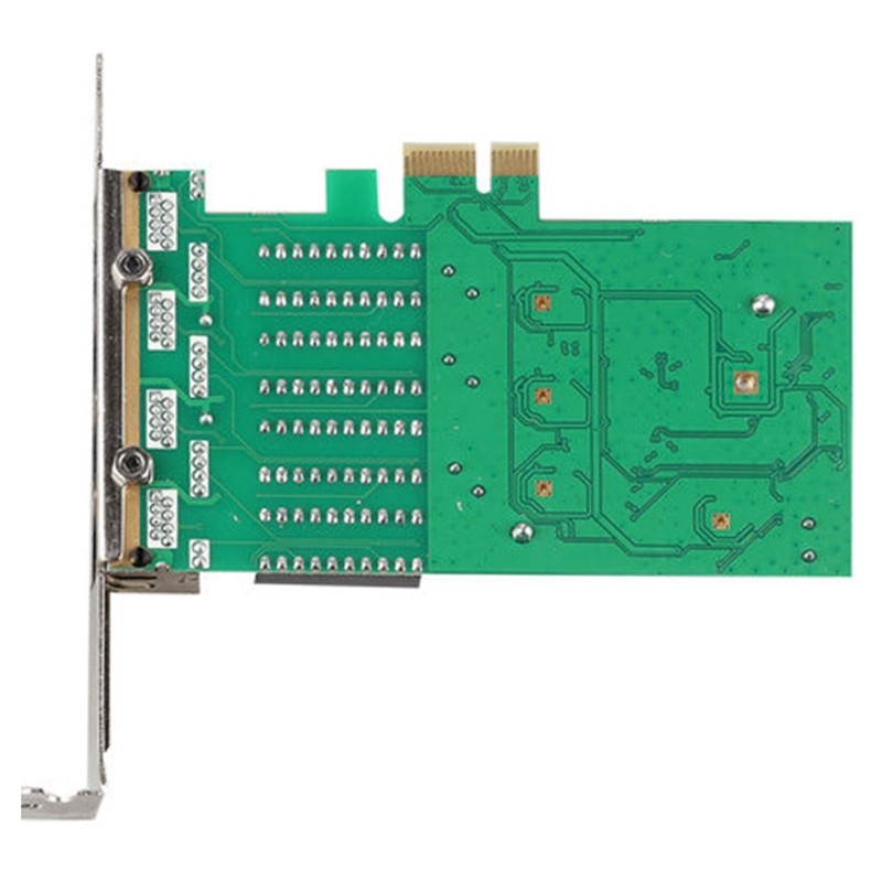 RTL8111H 4x RJ45 PCI-Express X1 Card Gigabit Ethernet Server 4-Port PCIE