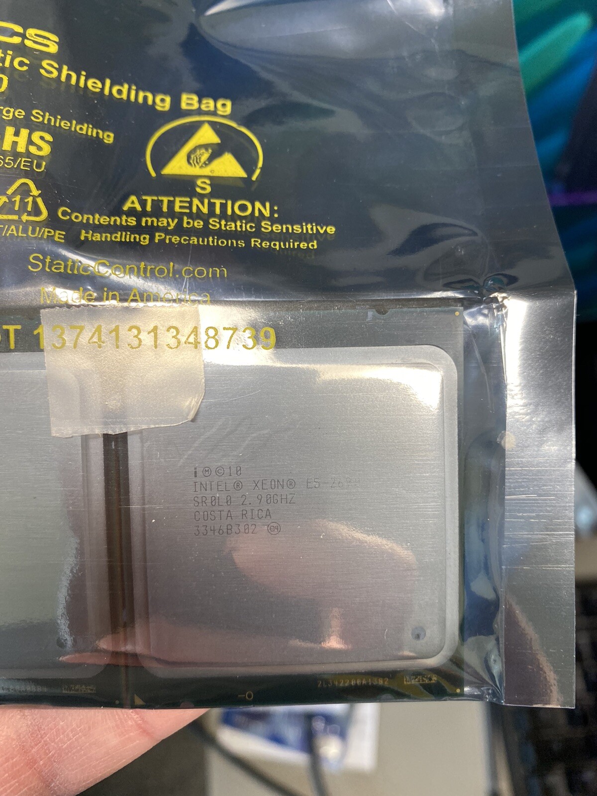 Matched Pair Intel Xeon E5-2690 2.90GHz 8-Core 20MB 8.0GT/s Processors SR0L0